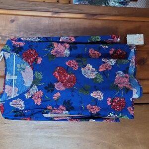 LulaRoe XS Blue Top